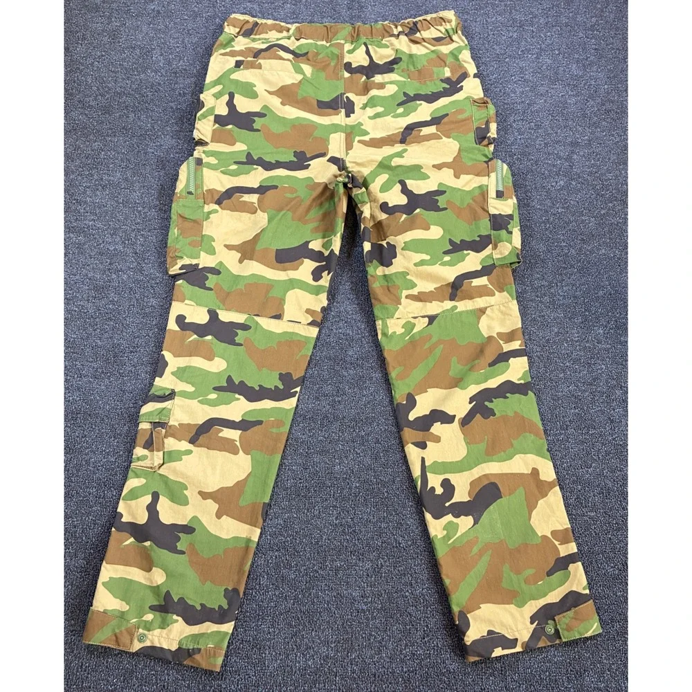 Smoke Rise Cargo Pants Mens Large Camo Tactical Utility Streetwear Multi Pocket